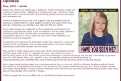 MADELEINE MISSING EIGHT YEARS 2015